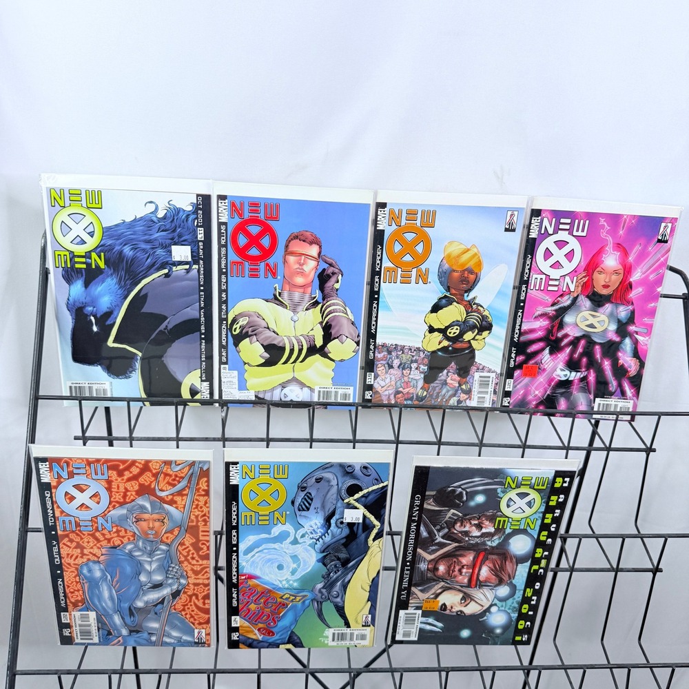 New X-Men 117-120 122 124 Annual 2001 Lot Grant Morrison Key 1st